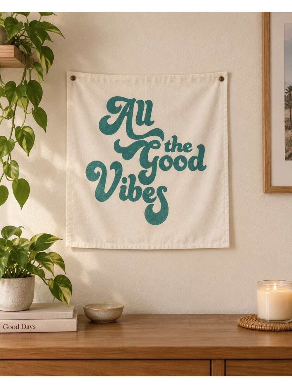 Home Expressions "All the Good Vibes" Wall Decor.
